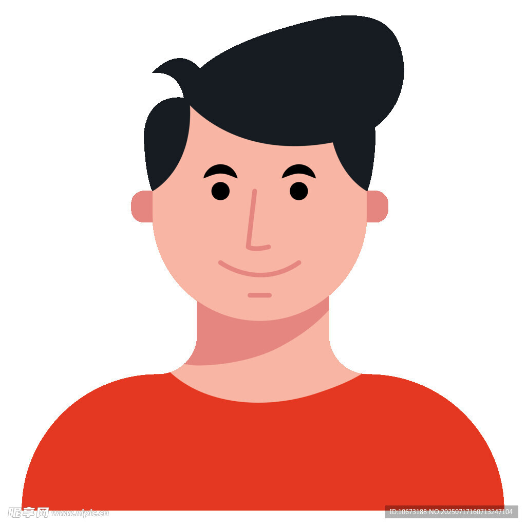 红衣男子头像