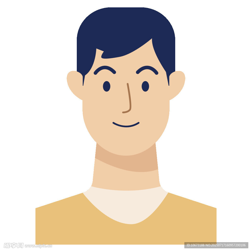 微笑男士头像