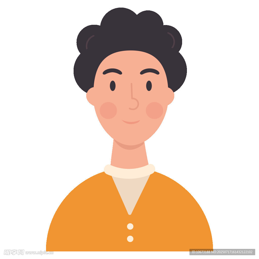 微笑的短发女士
