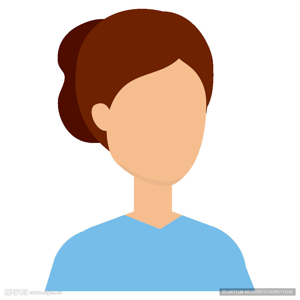 女性头像图标