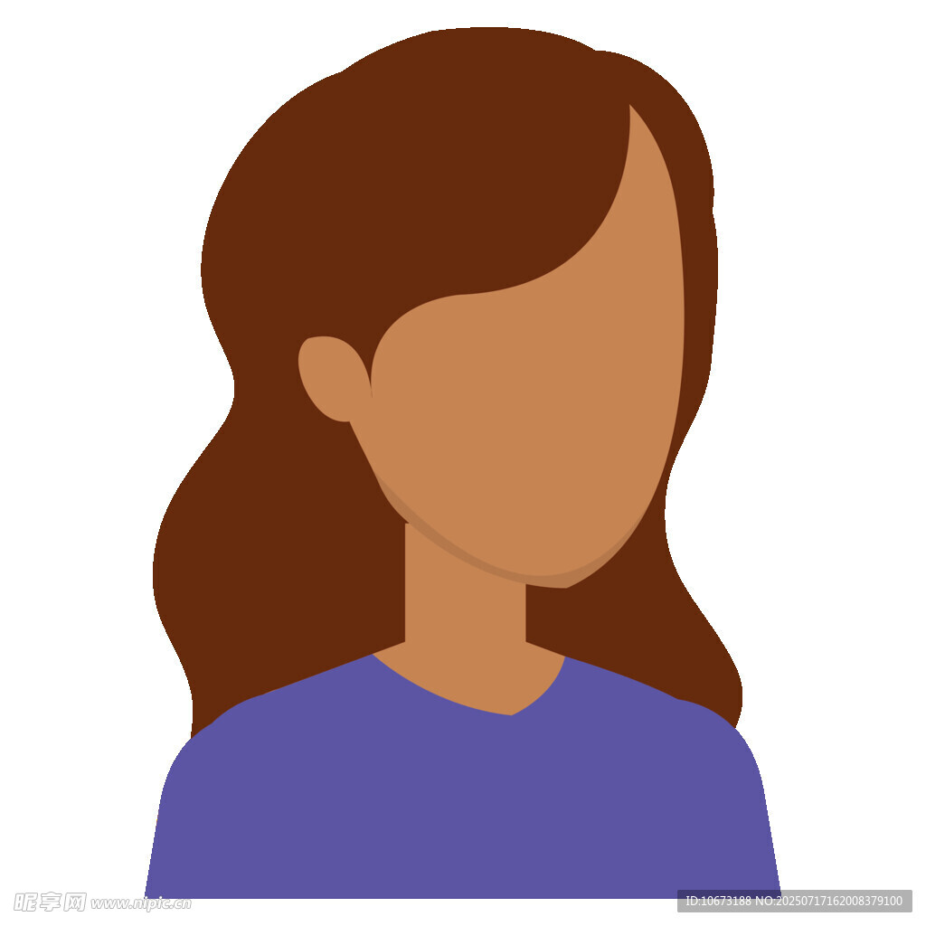 女性头像插画