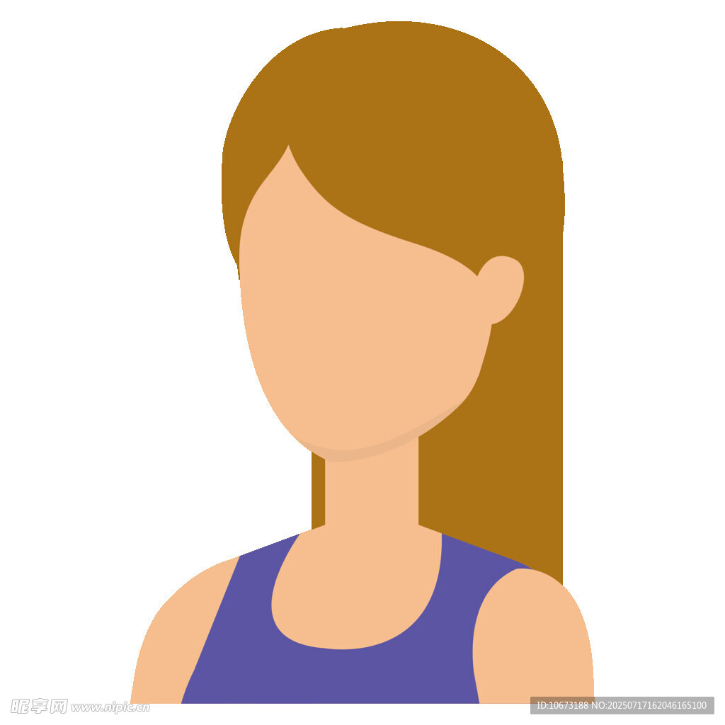 女性头像图标