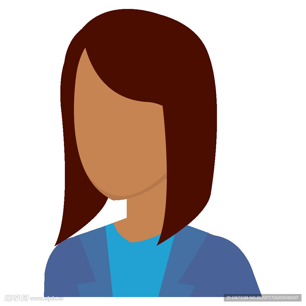 女性头像图标
