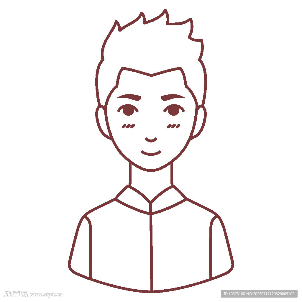 简约风男性头像