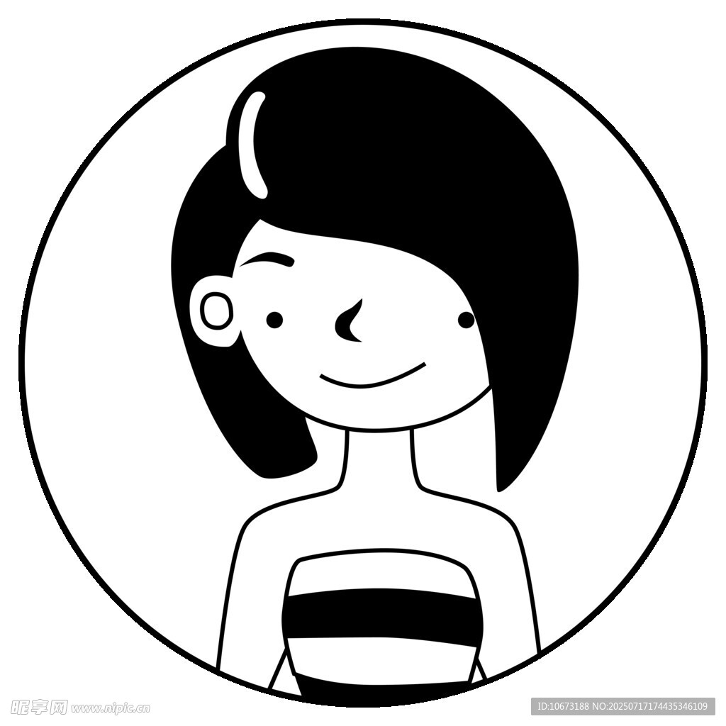 卡通女孩头像