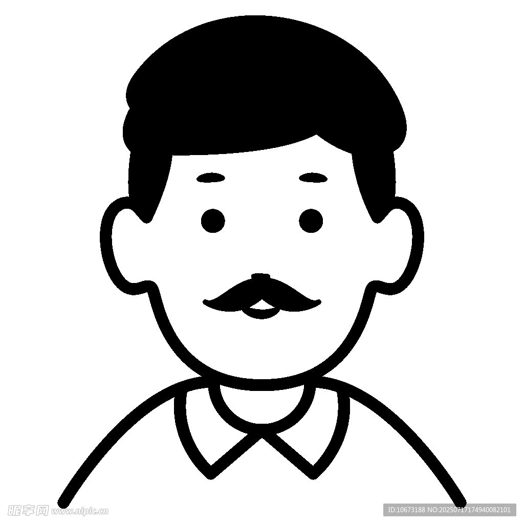 卡通男子头像