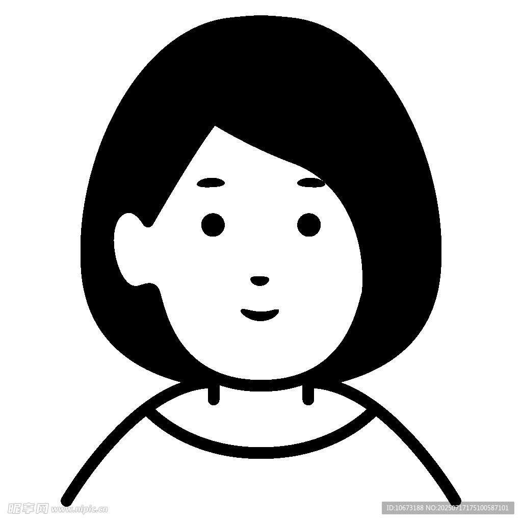 简约女性头像