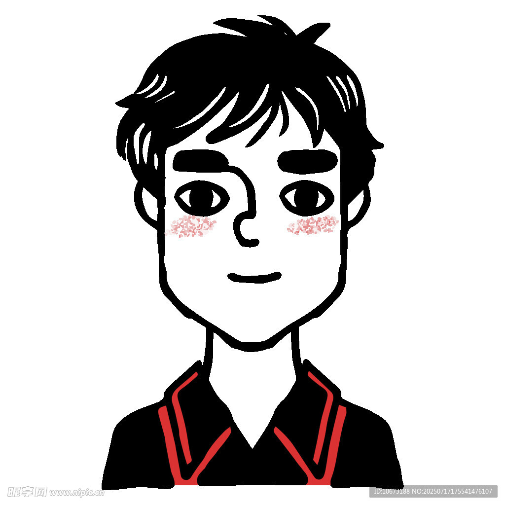卡通风格男生头像