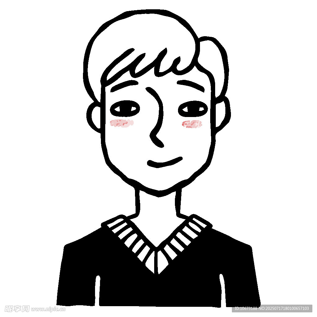 短发男子穿着毛衣头像