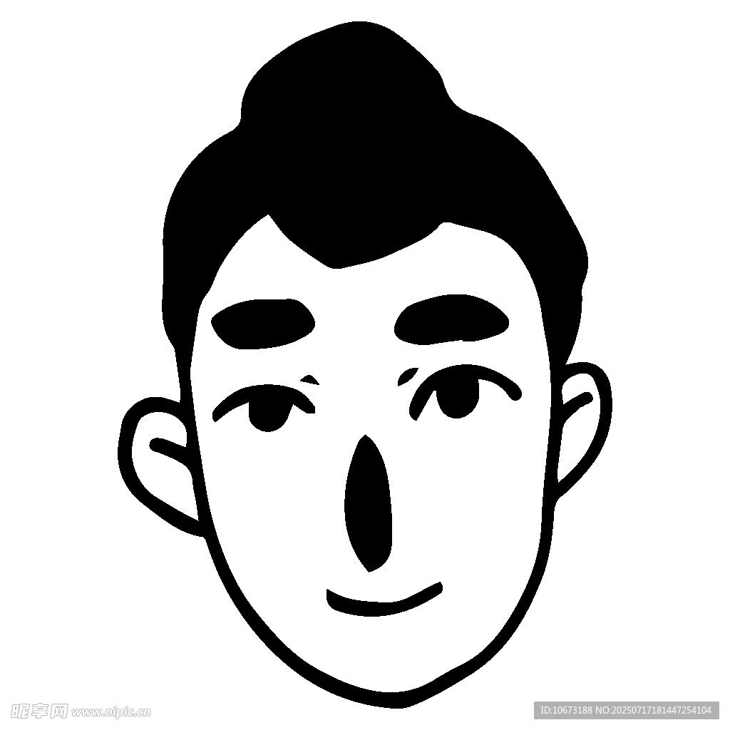 卡通男子头像