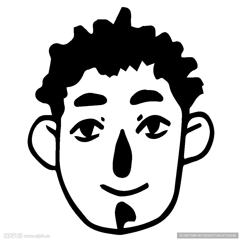 卡通男子头像