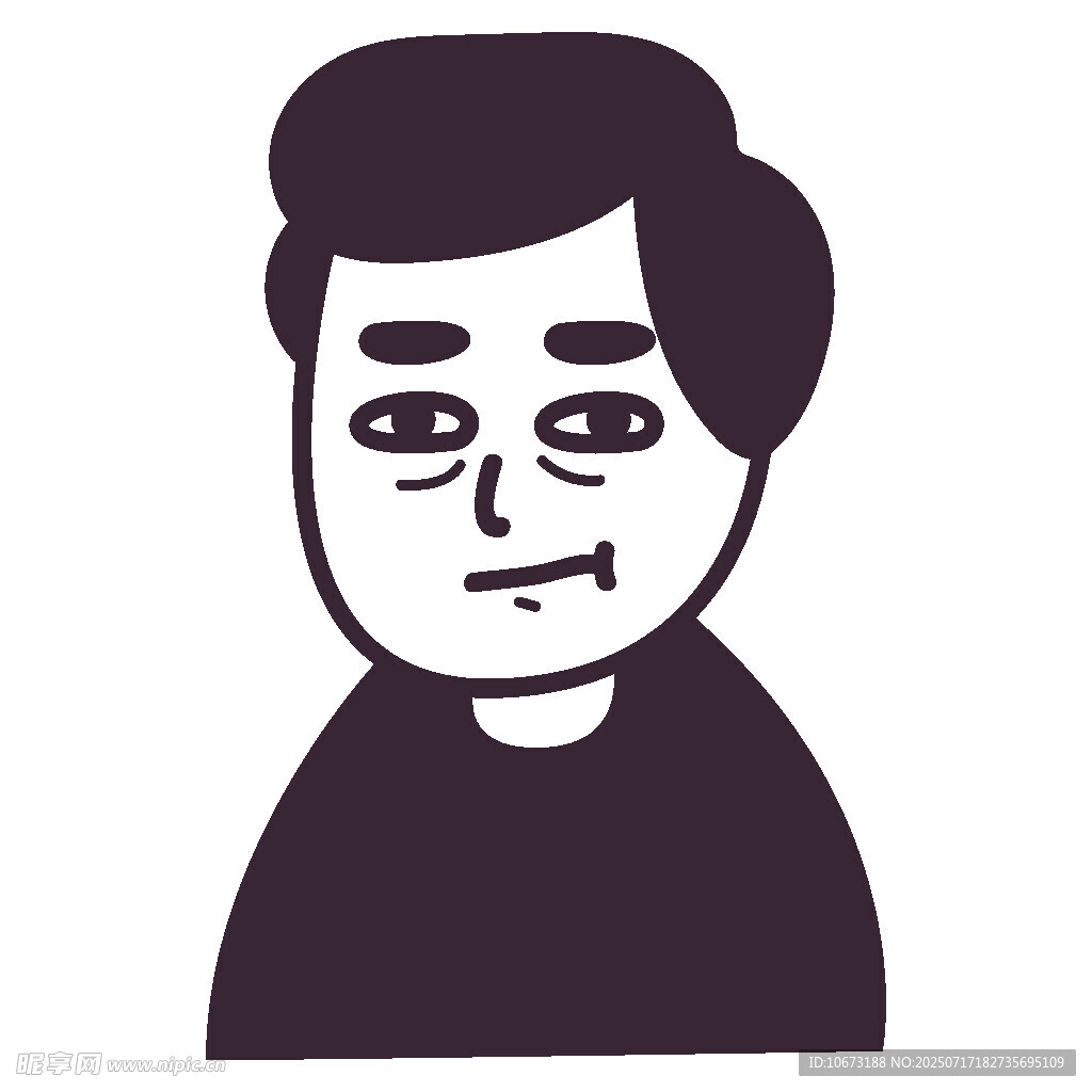 卡通男子头像