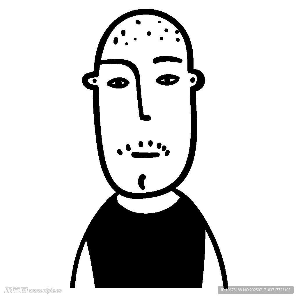 简约风格男士头像