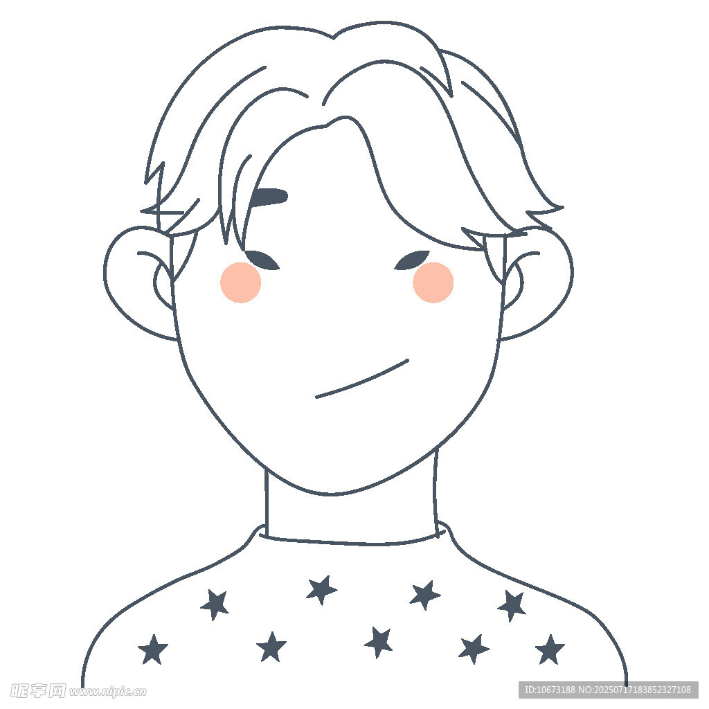 微笑少年