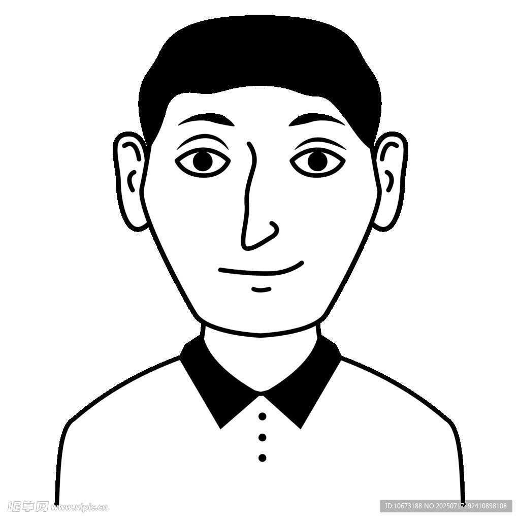 简约风格男士头像