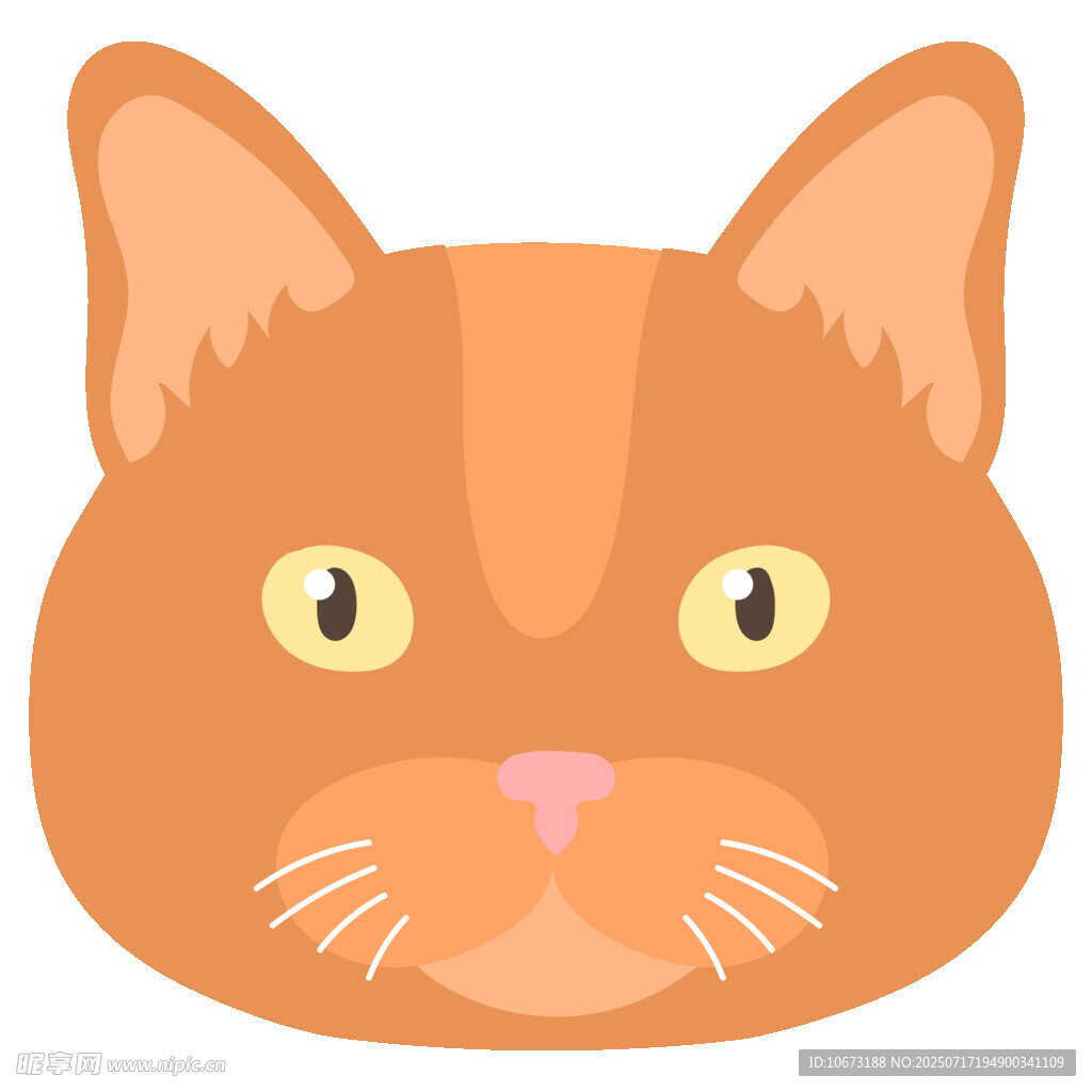 可爱橘猫头像