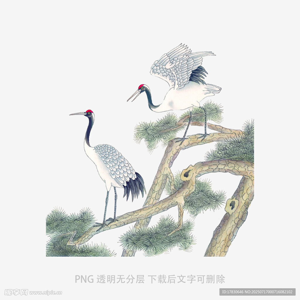松鹤图