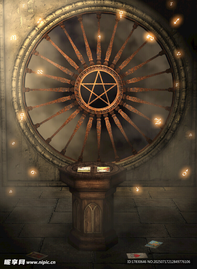 神秘魔法阵祭坛场景