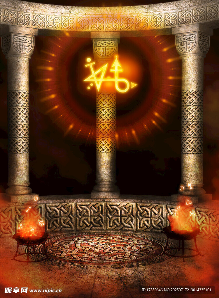 神秘魔法符文场景