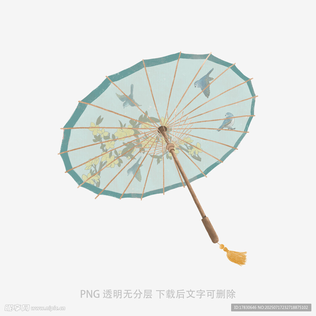 古风手绘工艺油纸伞