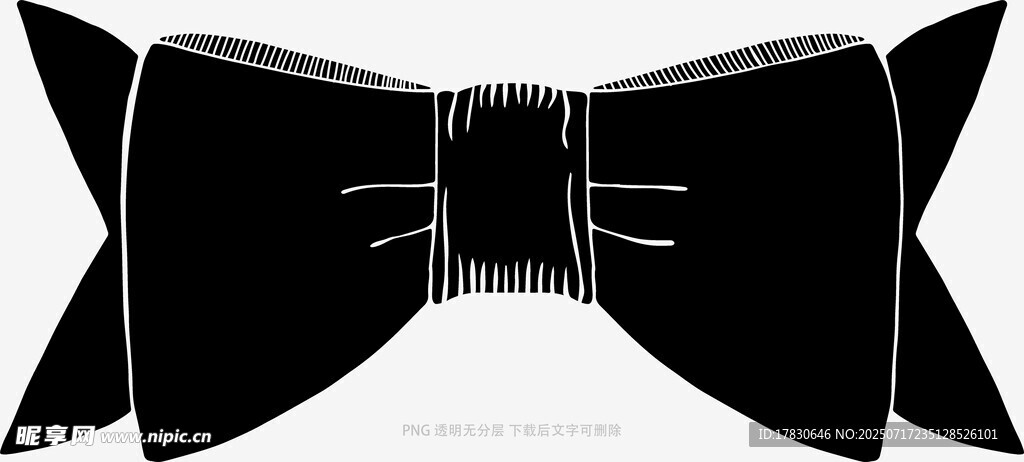 黑色领结