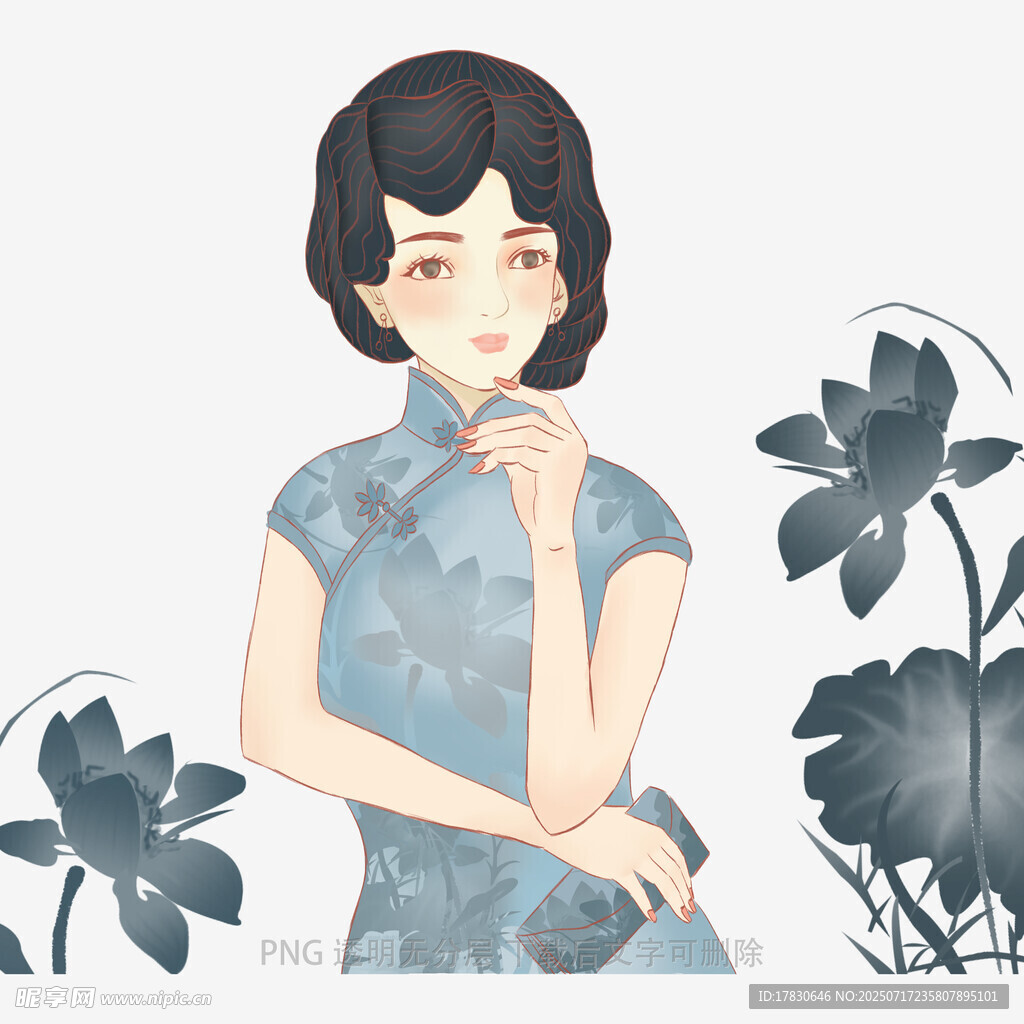 旗袍人物