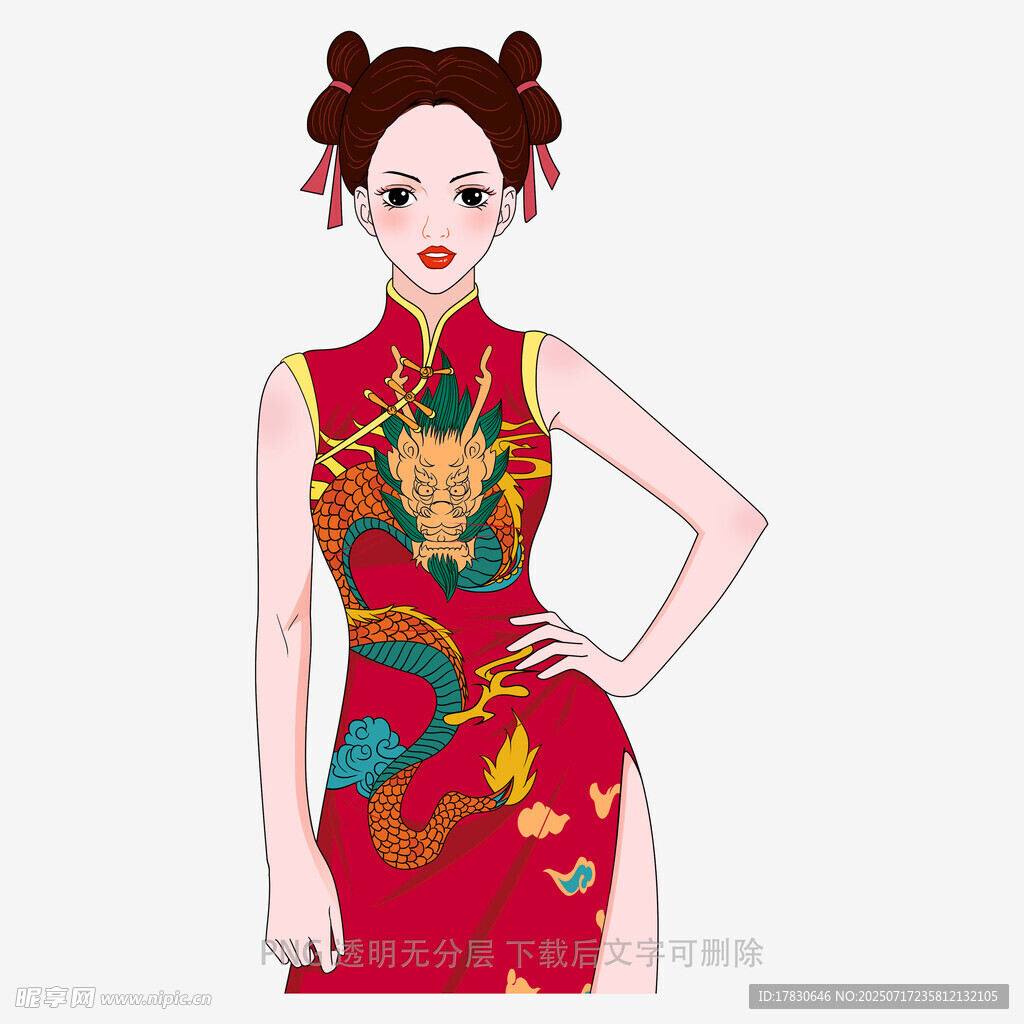 古典旗袍少女形象展示
