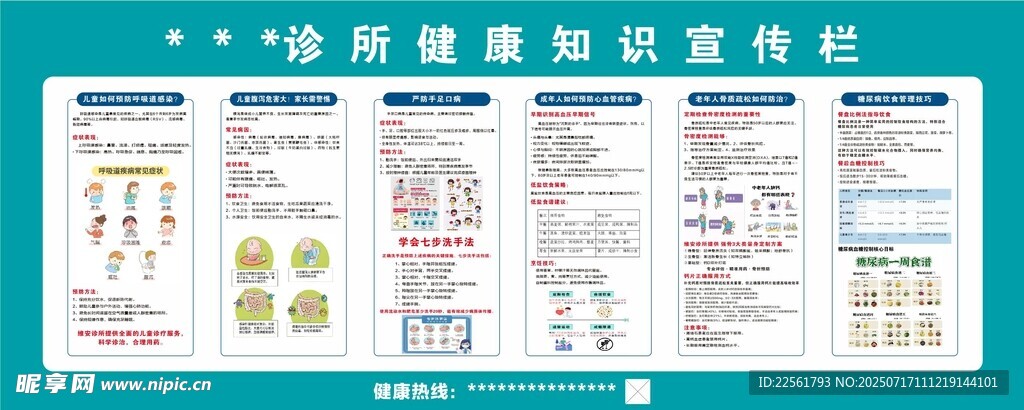 健康知识宣传栏