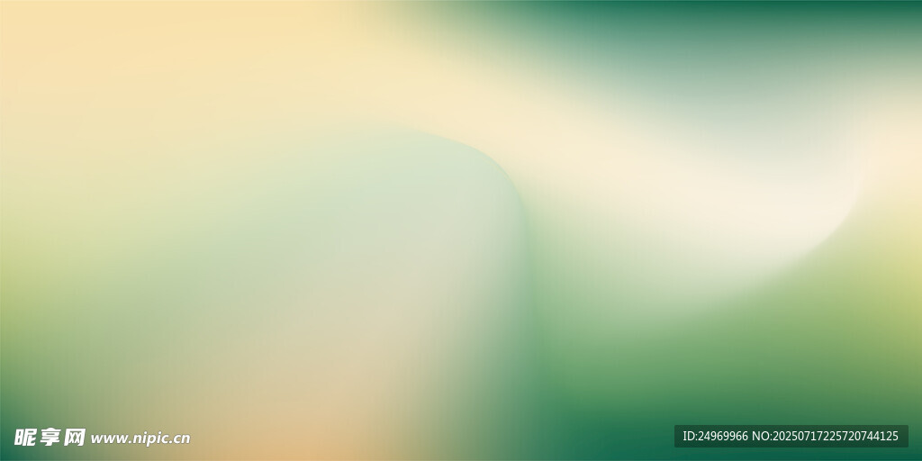柔和渐变绿色系模糊背景