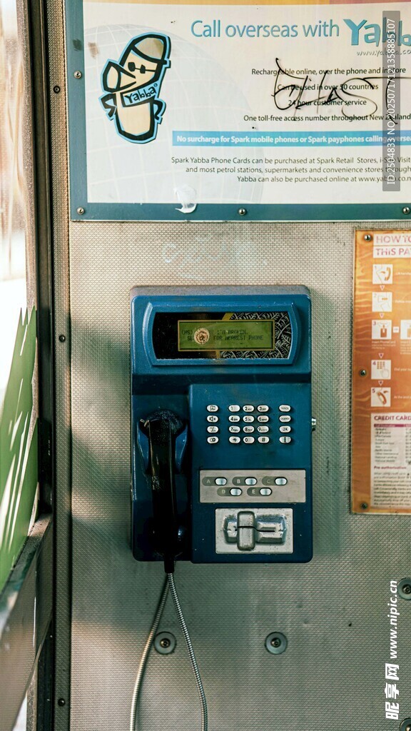 老式公用电话计费器