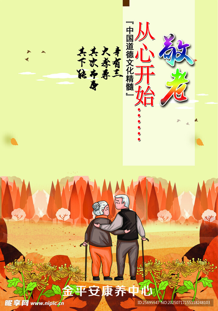 康养中心展板