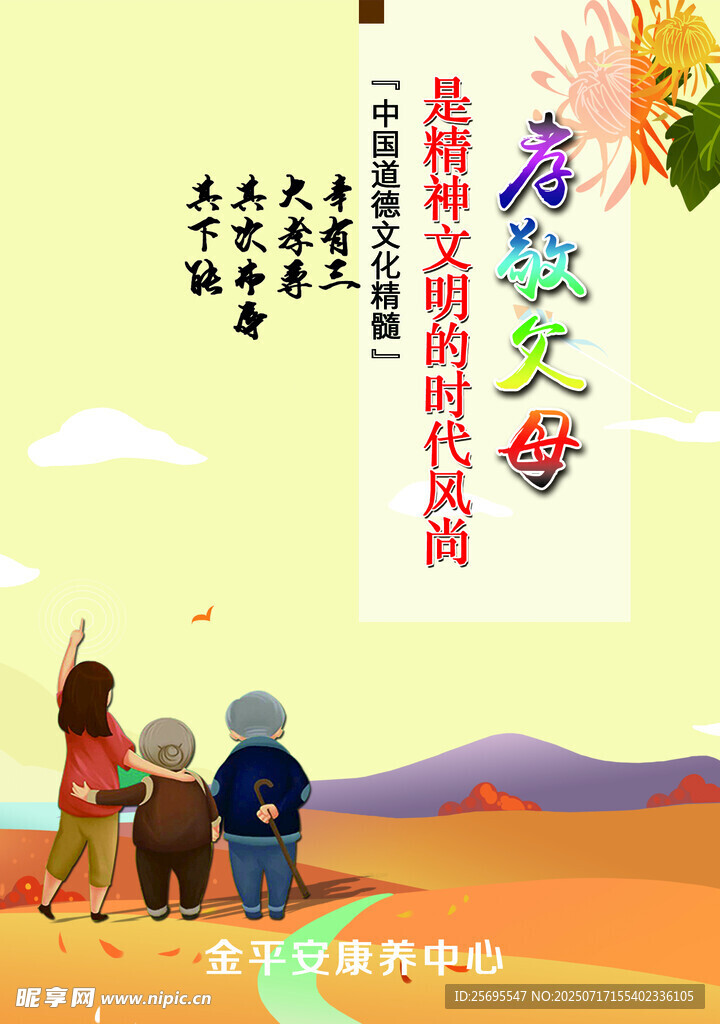 康养中心展板