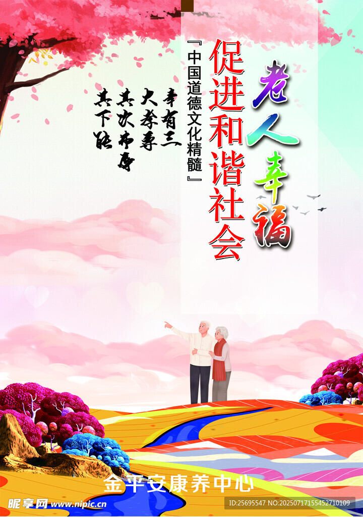 康养中心展板