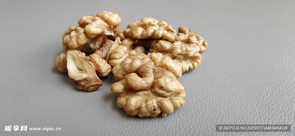 美味核桃仁特写