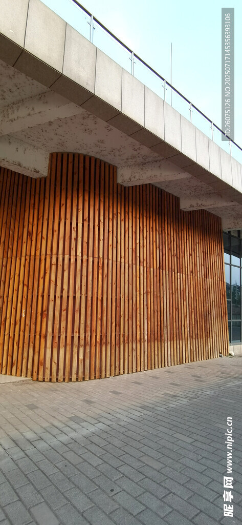 木质墙面建筑外观设计