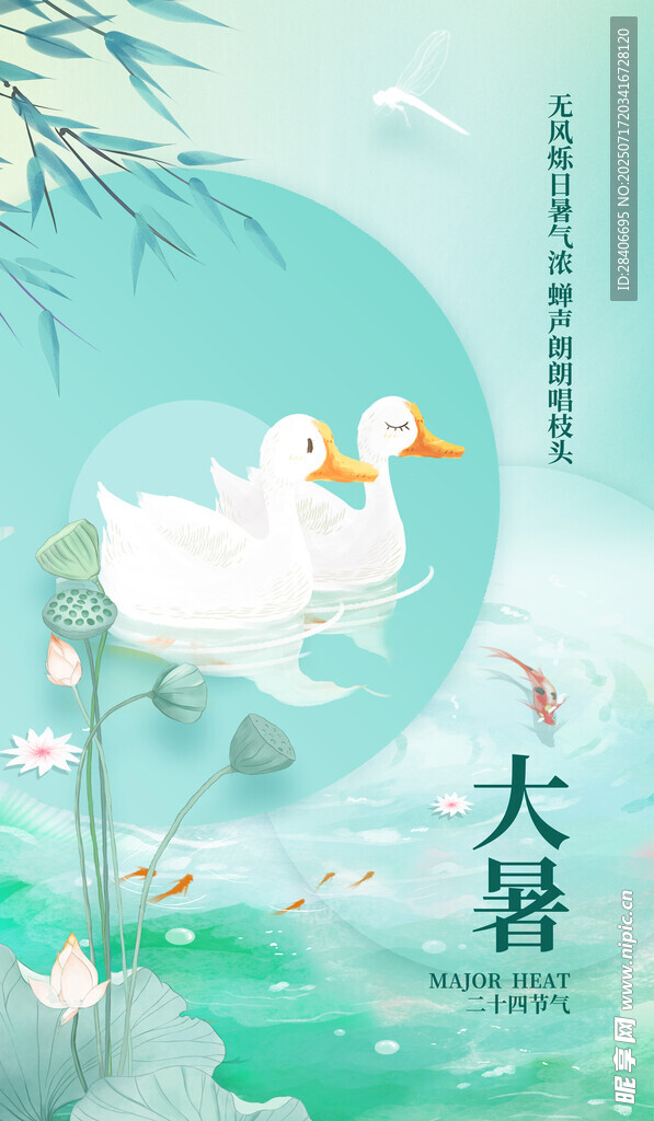大暑海报