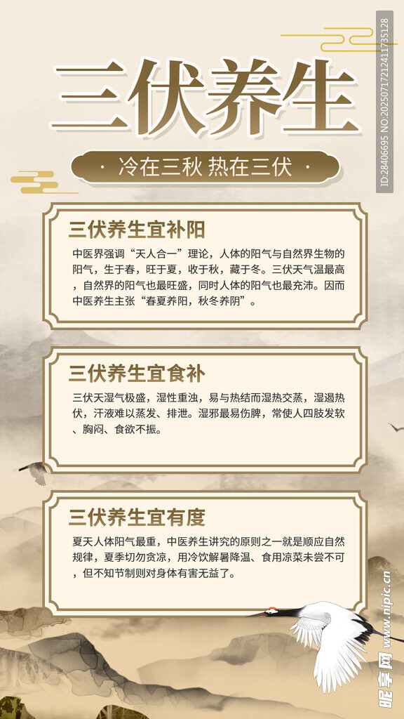 三伏天海报