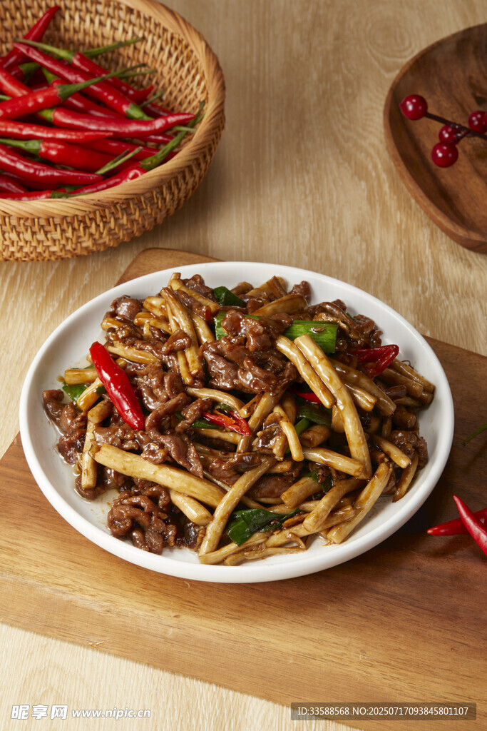 茶树菇牛柳