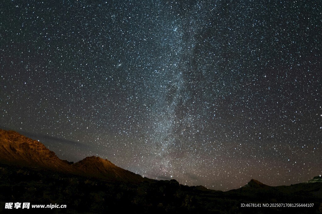 夜空下的壮丽星河