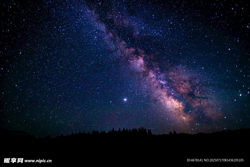 璀璨星空下的壮丽银河