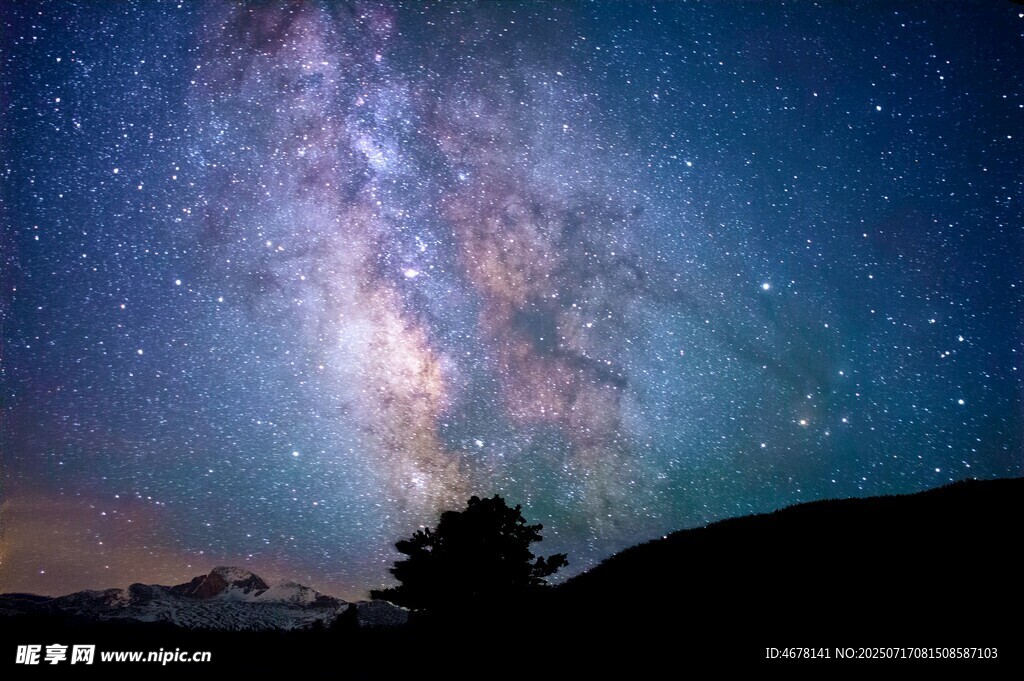 夜空下的璀璨星河