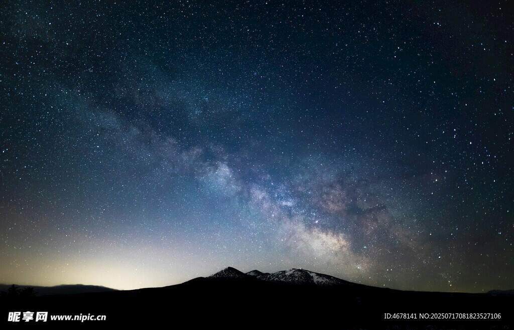 夜空下的壮丽星河