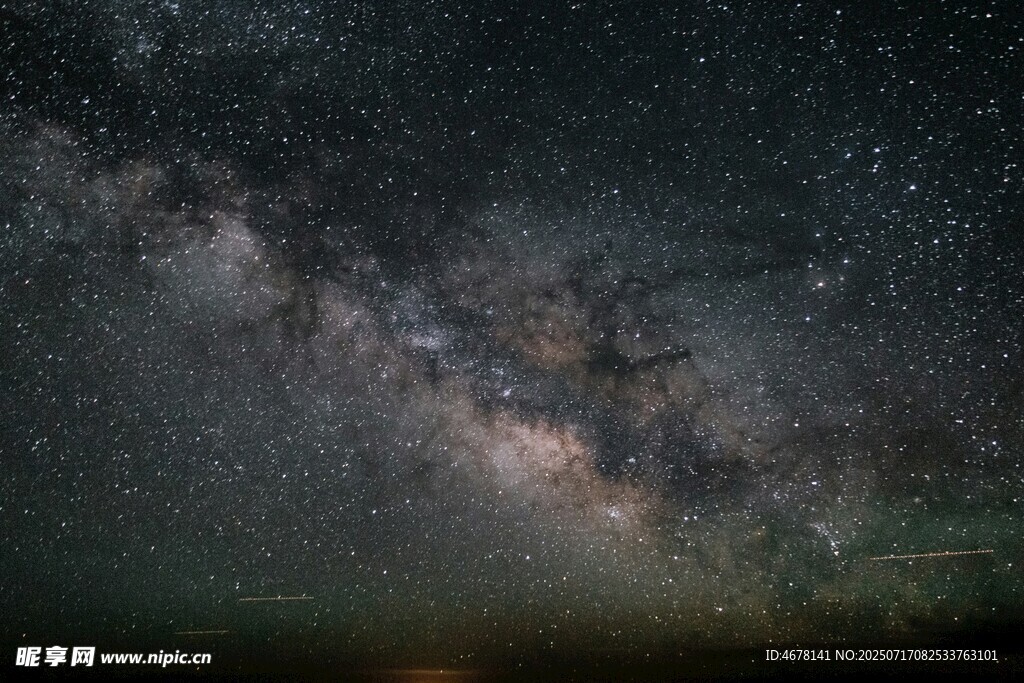 璀璨星空下的壮丽银河