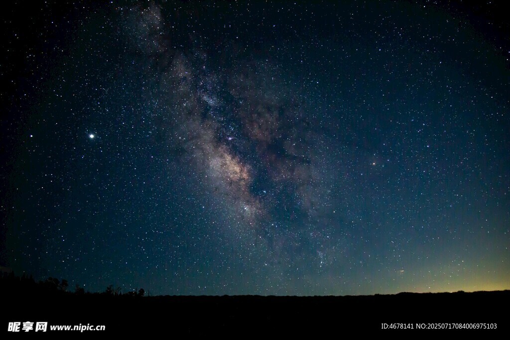 璀璨星空下的壮丽银河