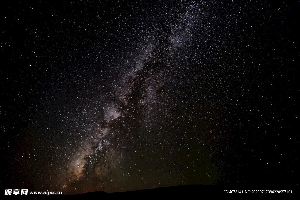 璀璨银河夜空美景