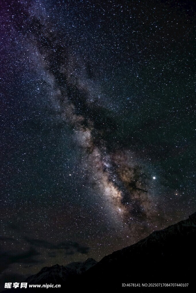 璀璨星空下的壮丽银河