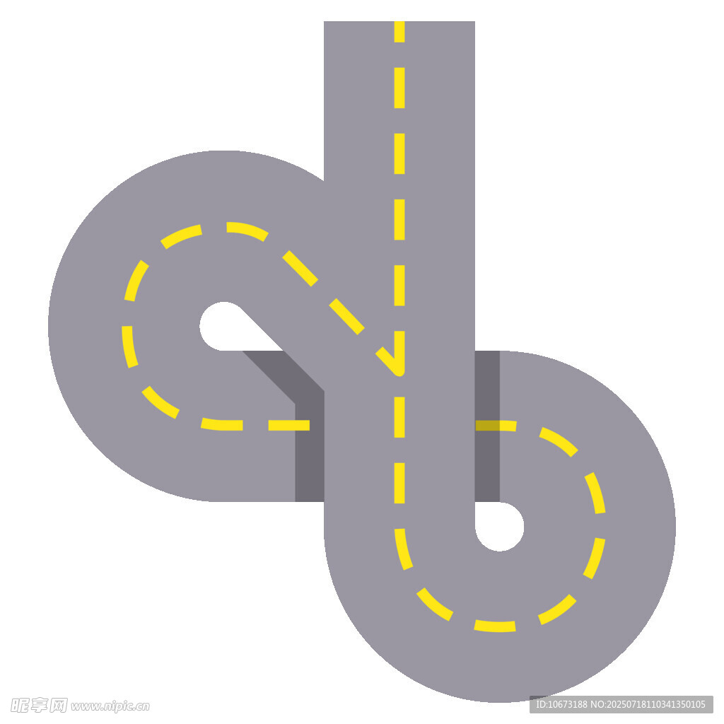 抖音标志创意道路设计图