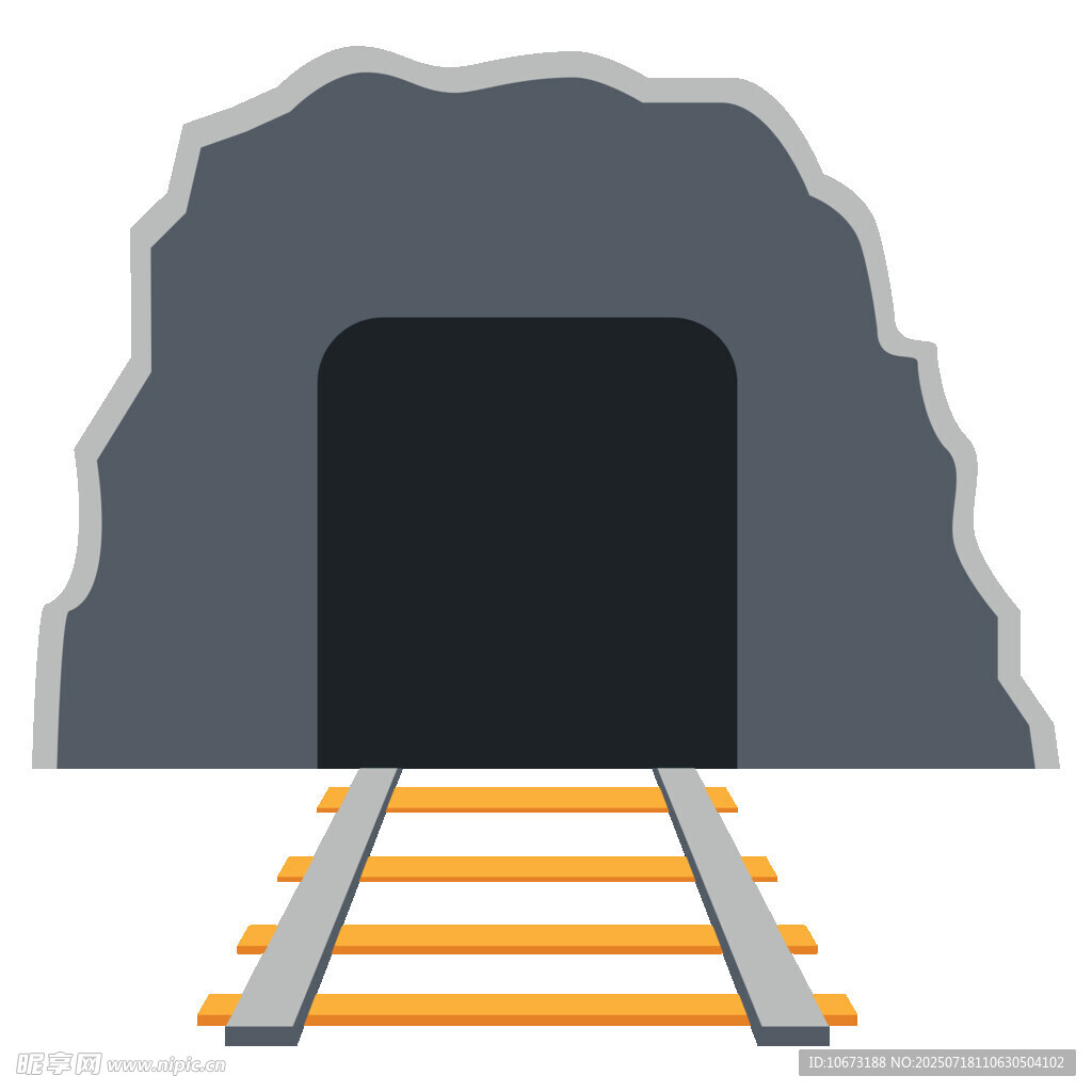 铁路隧道入口