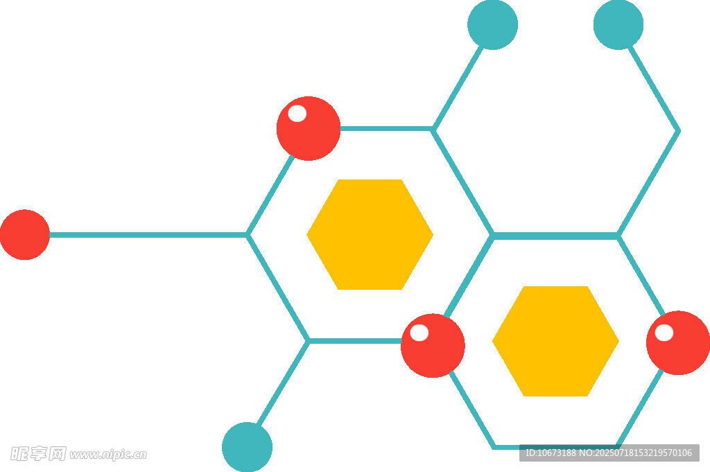 分子结构示意图