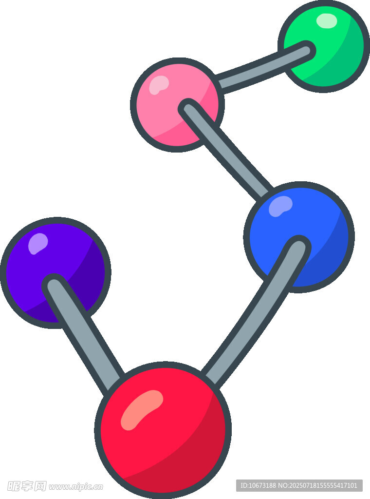 多彩分子结构模型